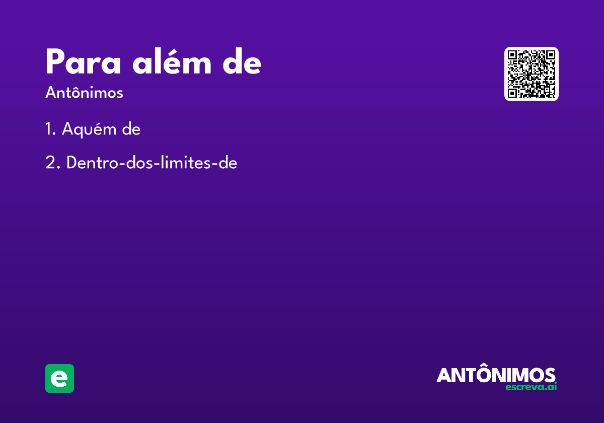 para além de