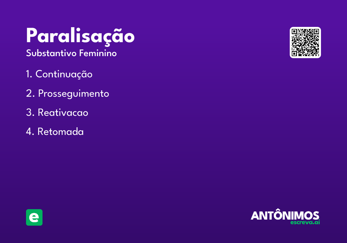 paralisação