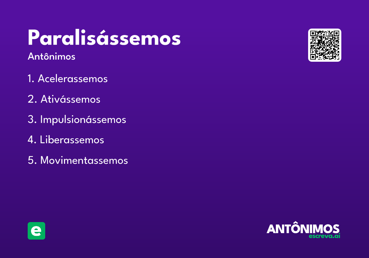 paralisássemos