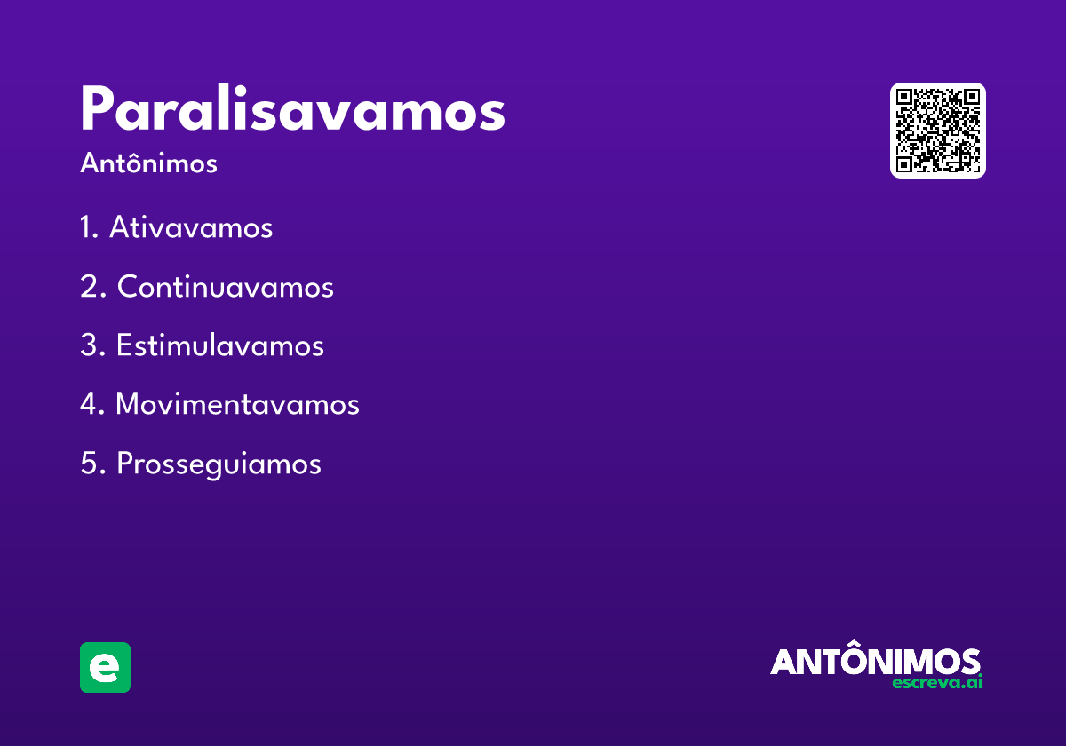 paralisavamos
