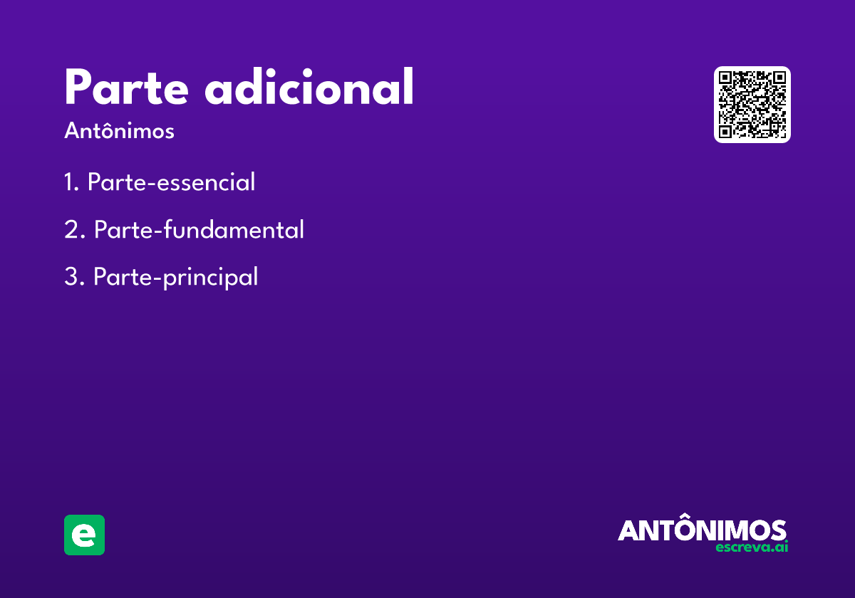 parte adicional