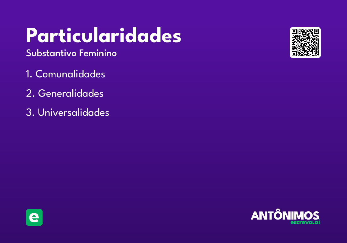 particularidades