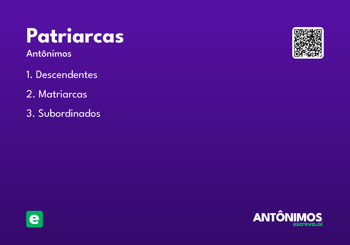 patriarcas