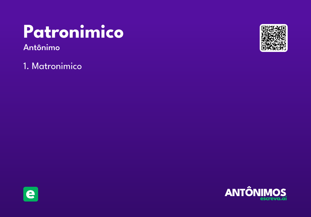 patronimico