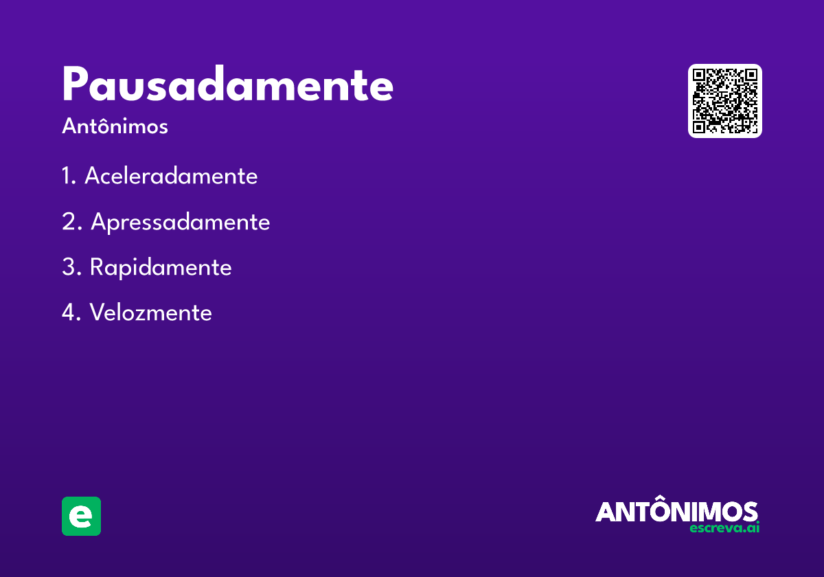 pausadamente