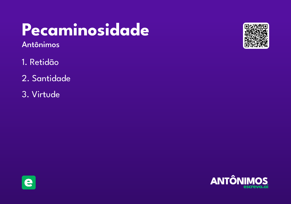 pecaminosidade