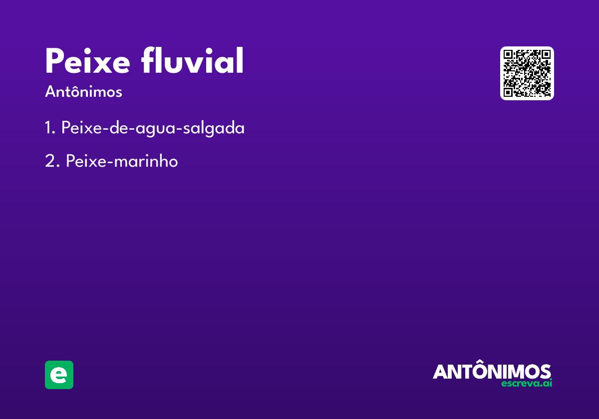 peixe fluvial