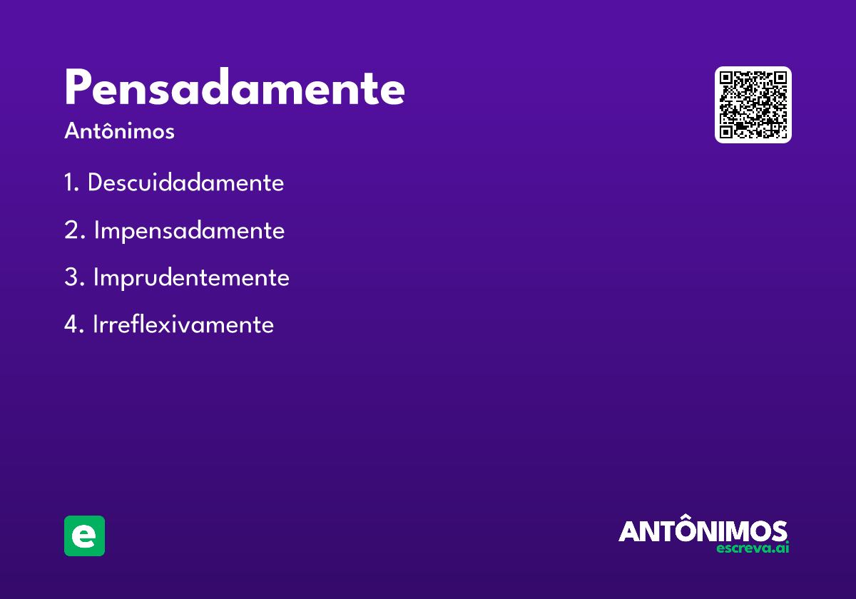 pensadamente