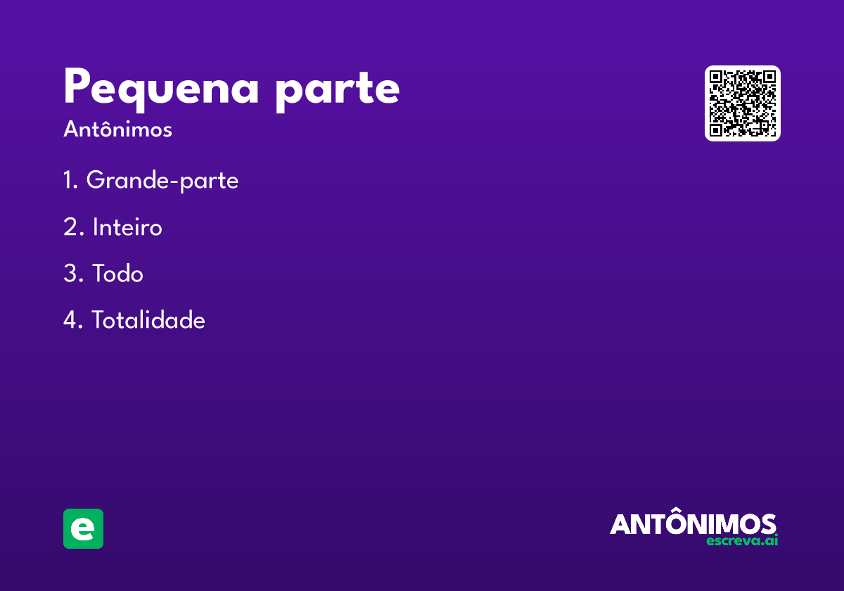 pequena parte