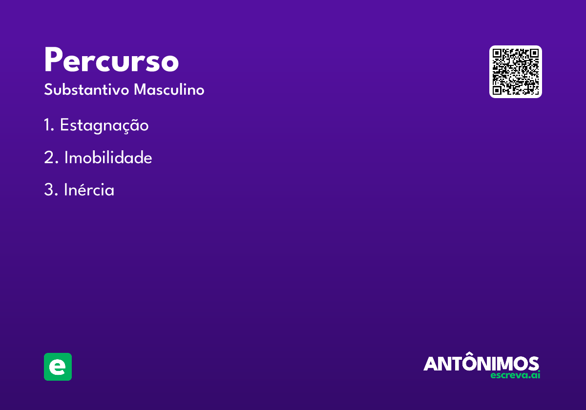 percurso