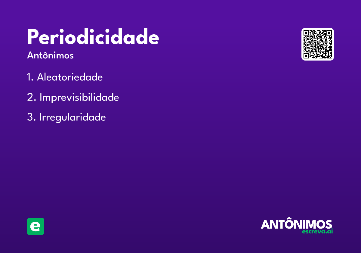 periodicidade