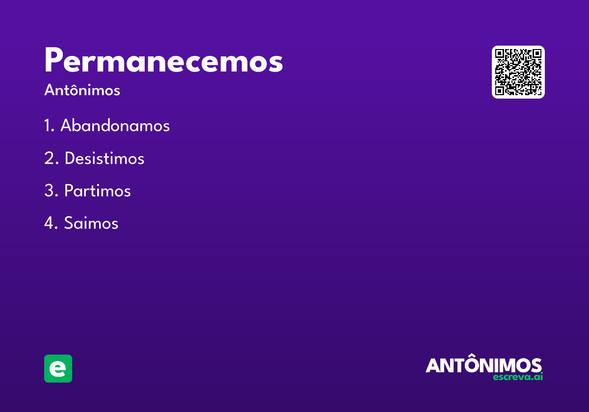 permanecemos