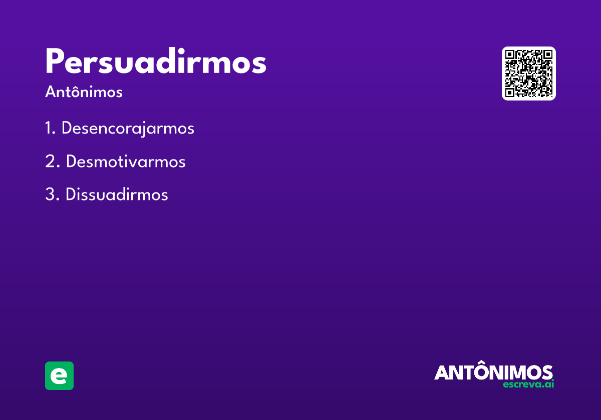 persuadirmos