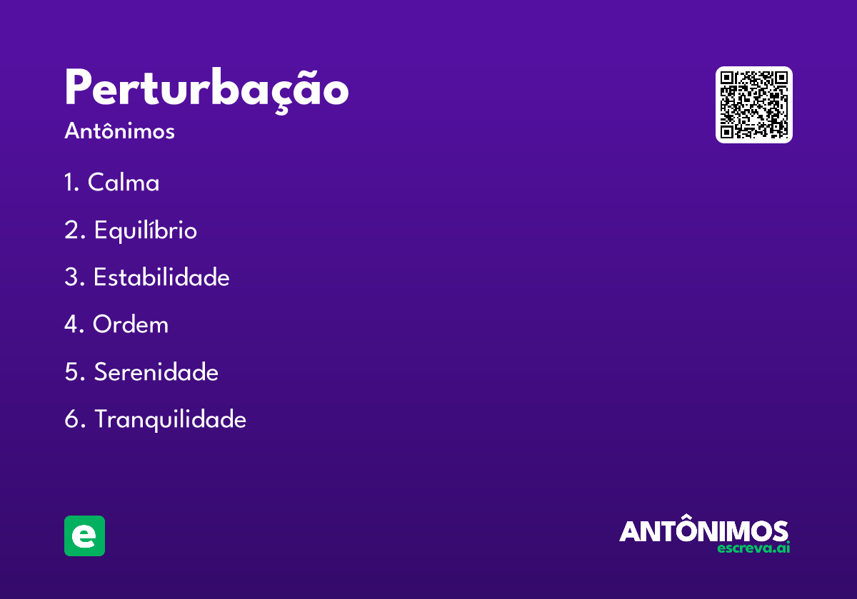 perturbação