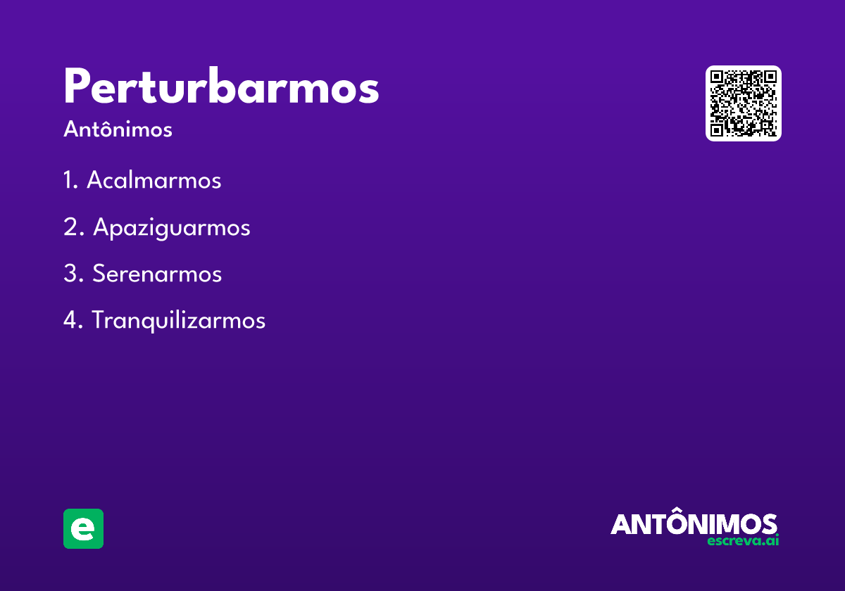 perturbarmos