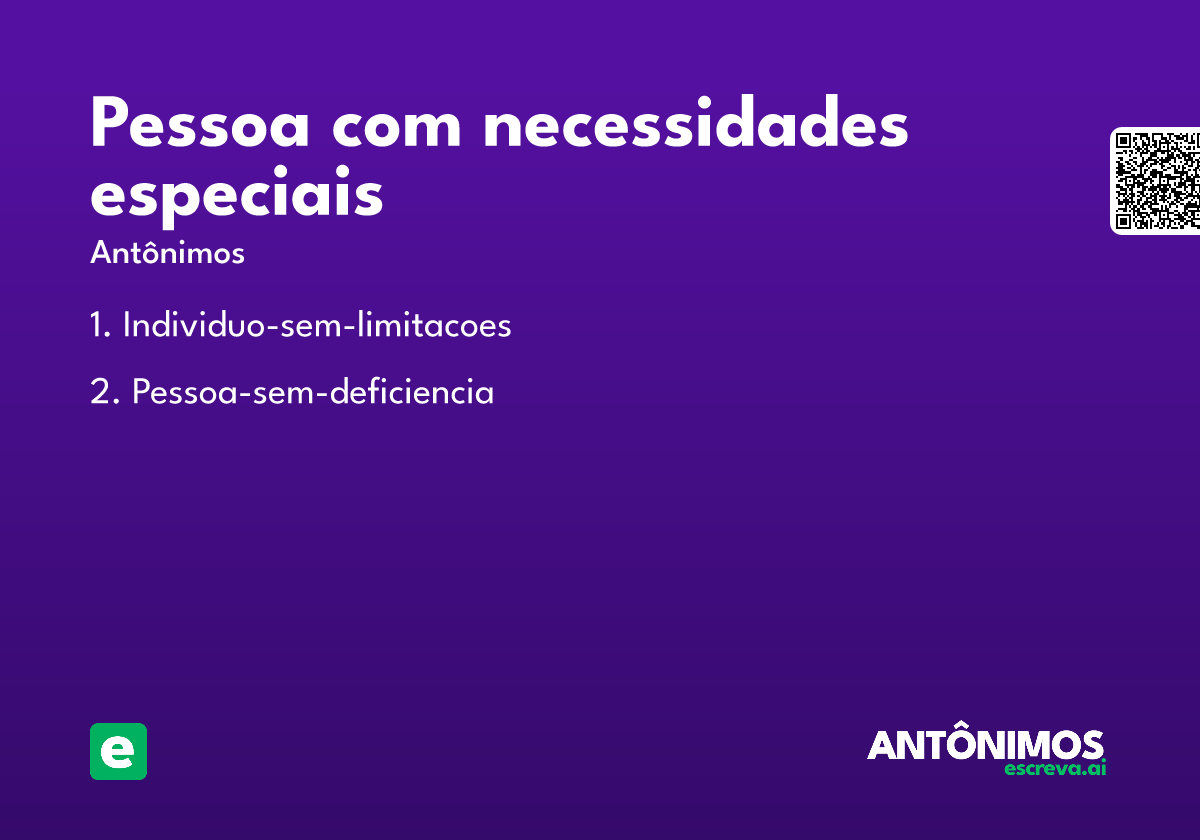 pessoa com necessidades especiais
