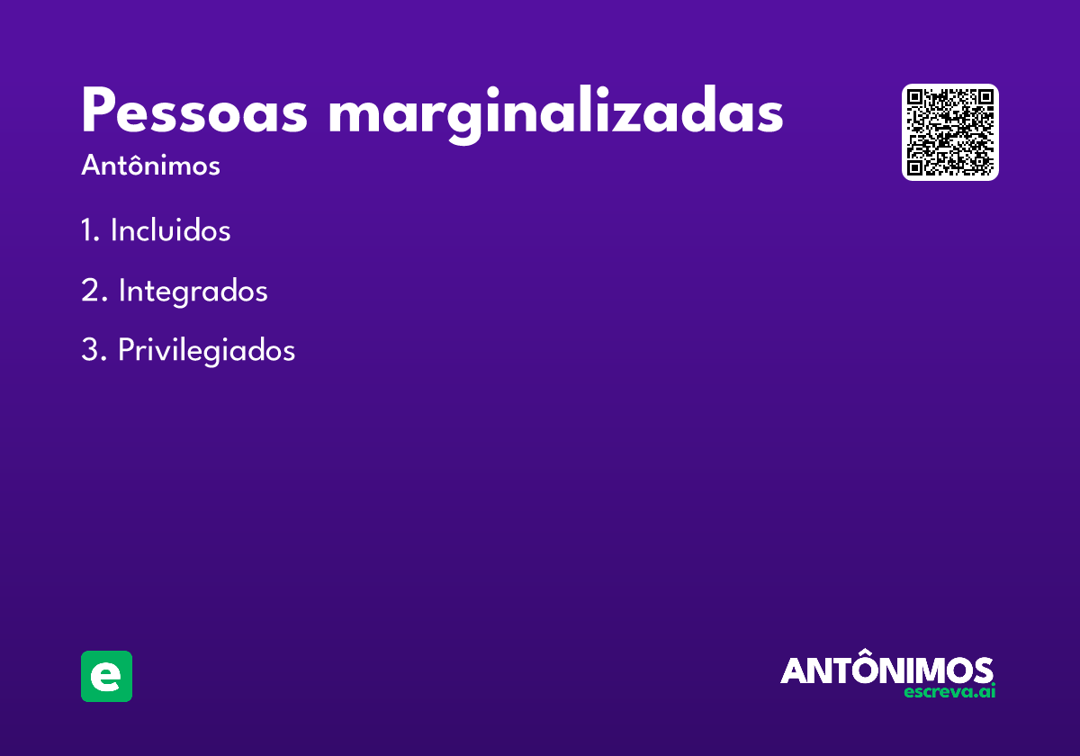 pessoas marginalizadas
