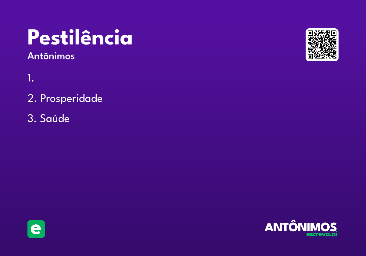 pestilência