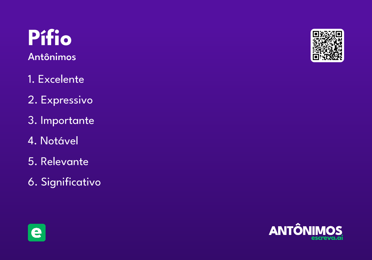 pífio