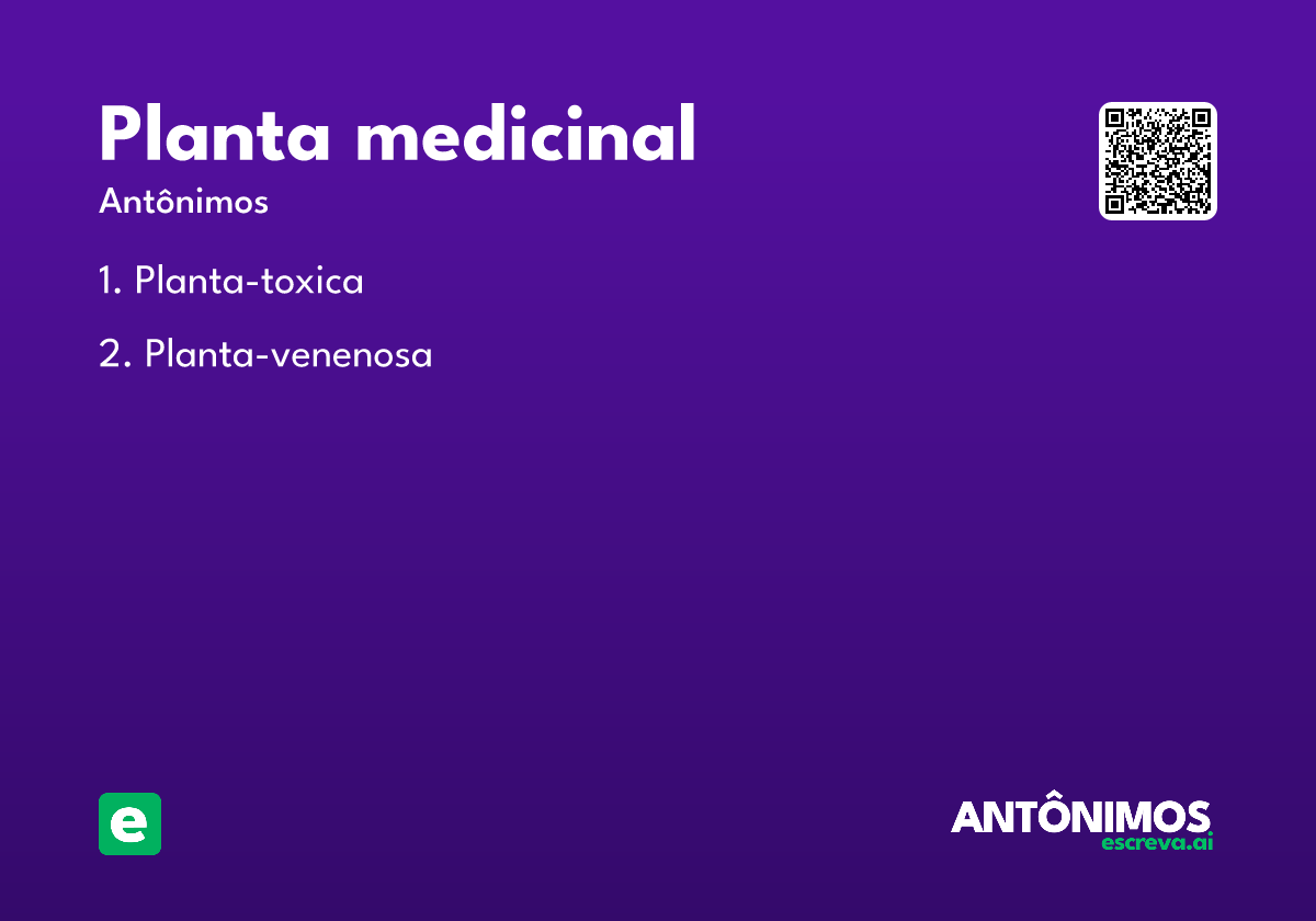 planta medicinal