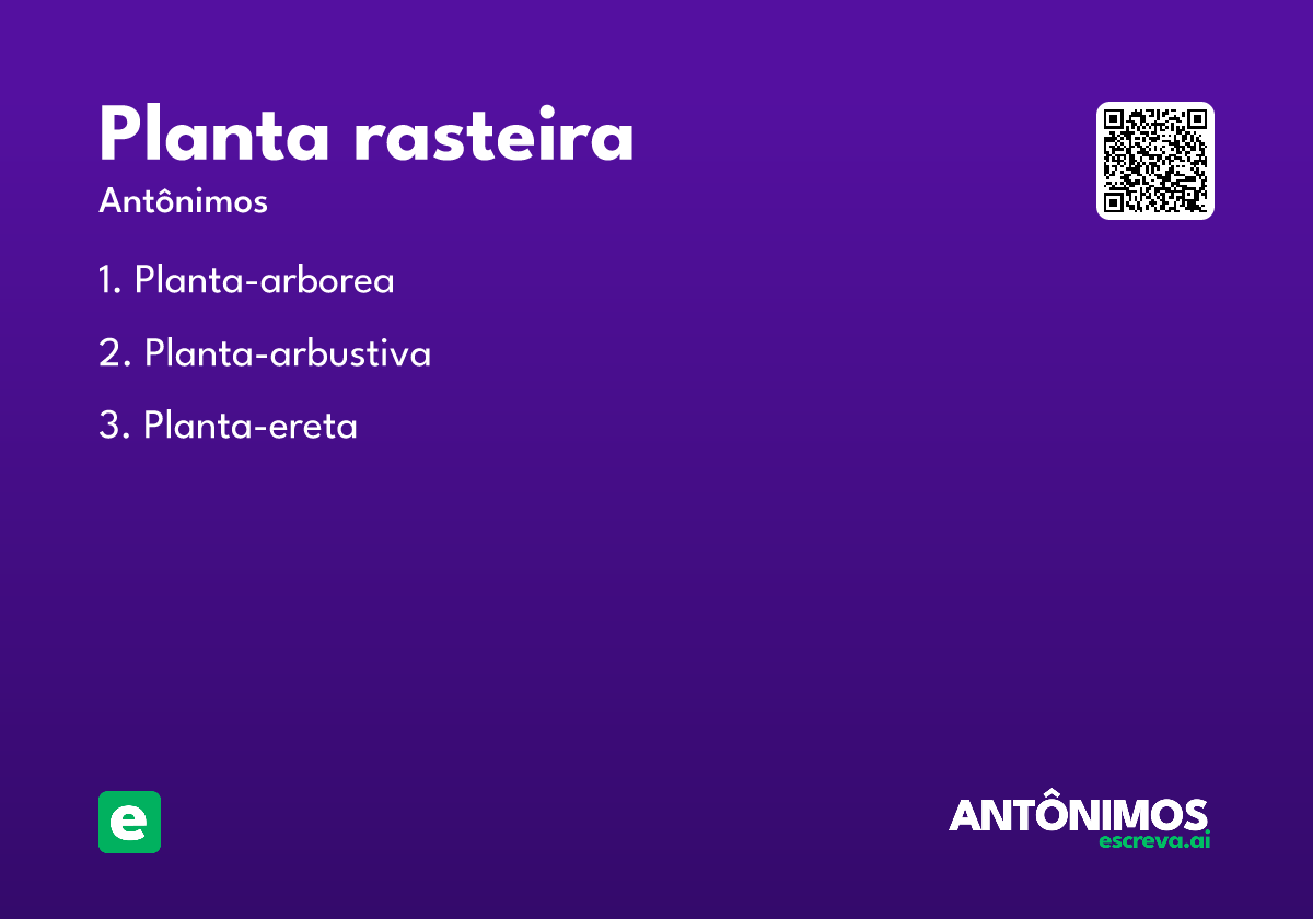 planta rasteira