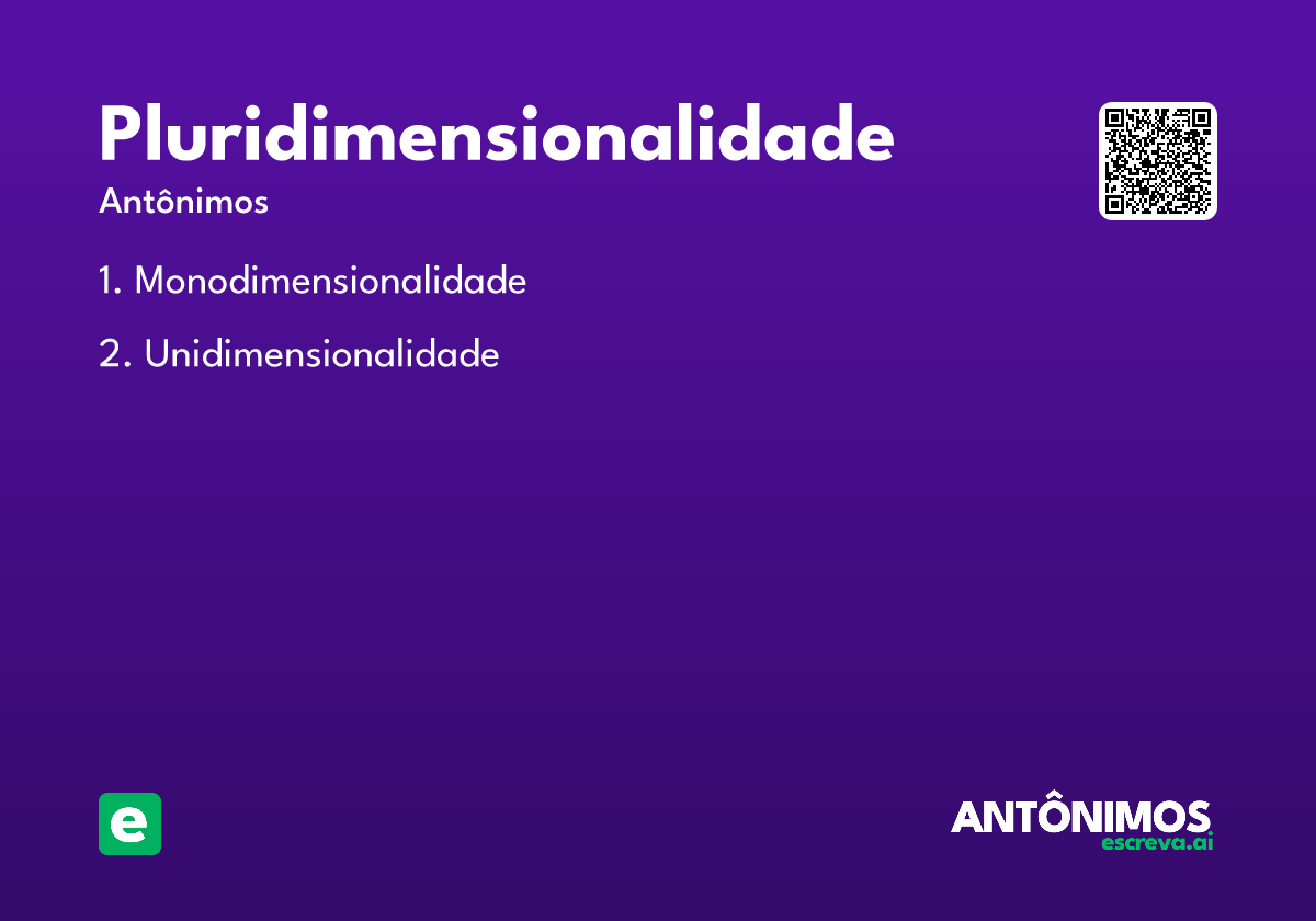 pluridimensionalidade