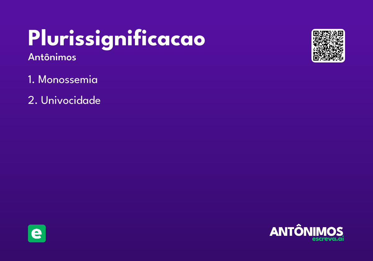 plurissignificacao