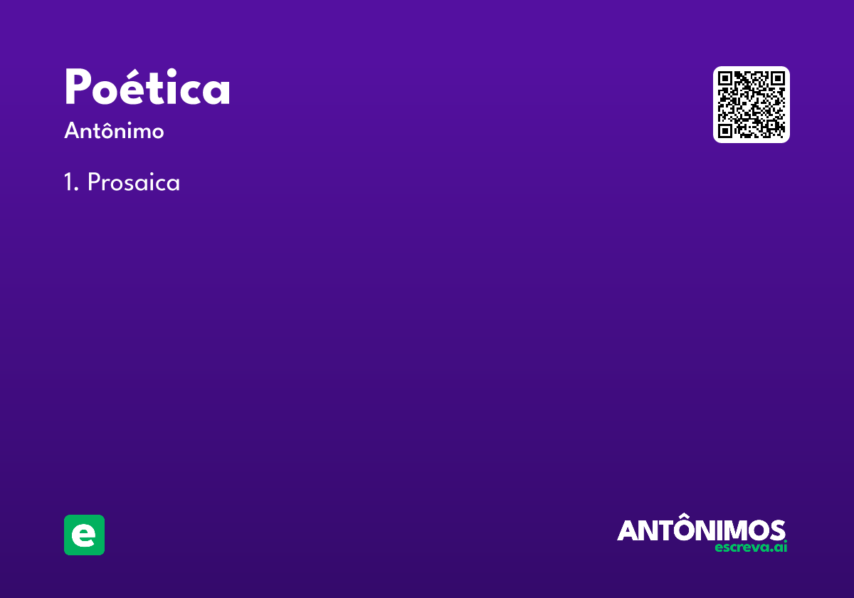 poética