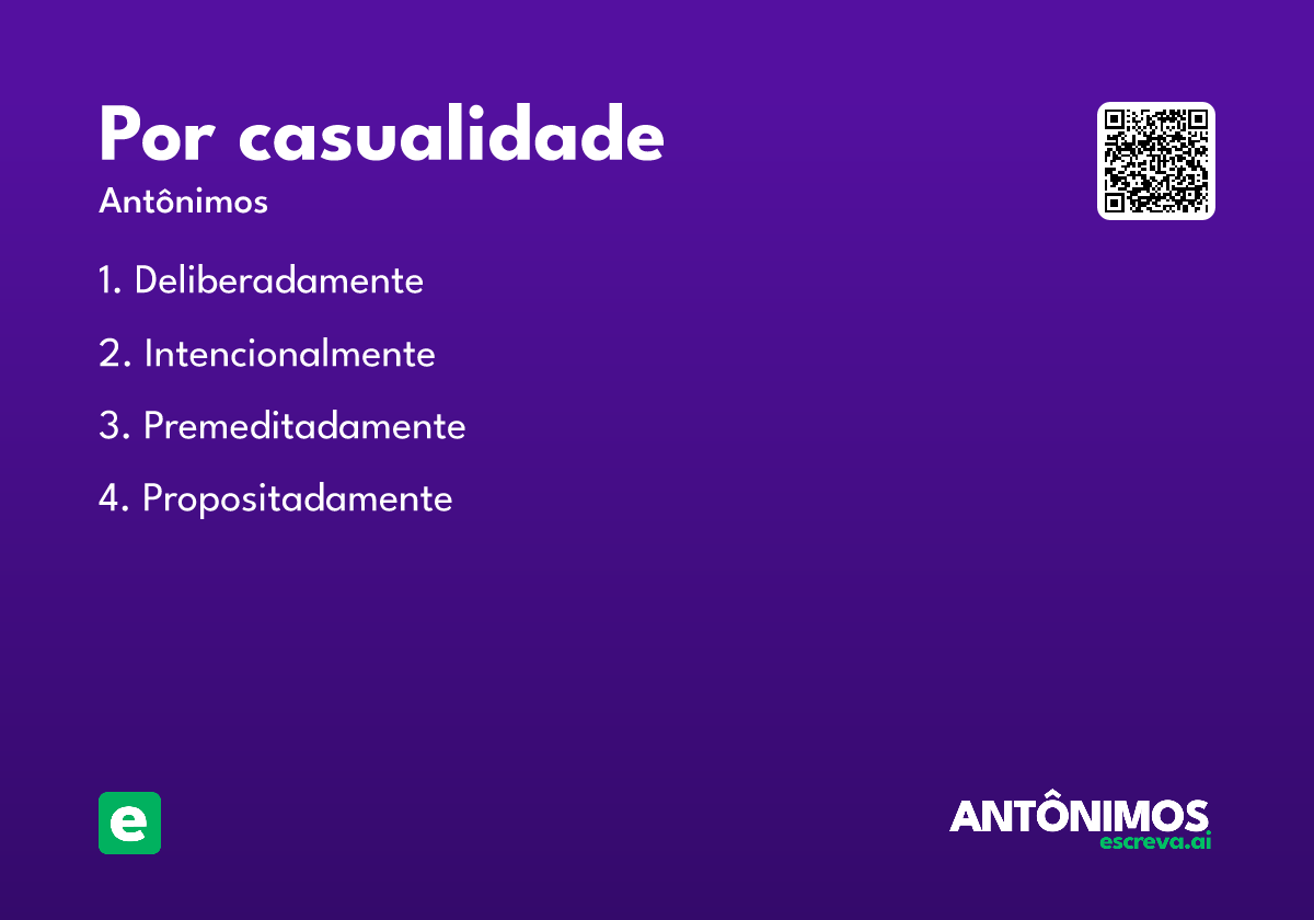 por casualidade