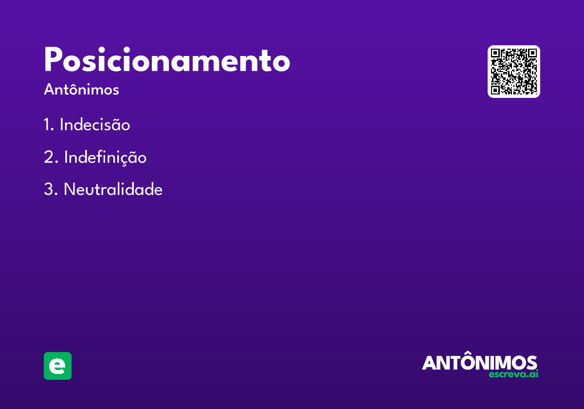 posicionamento