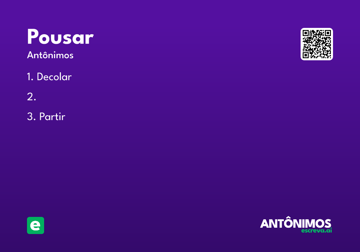 pousar