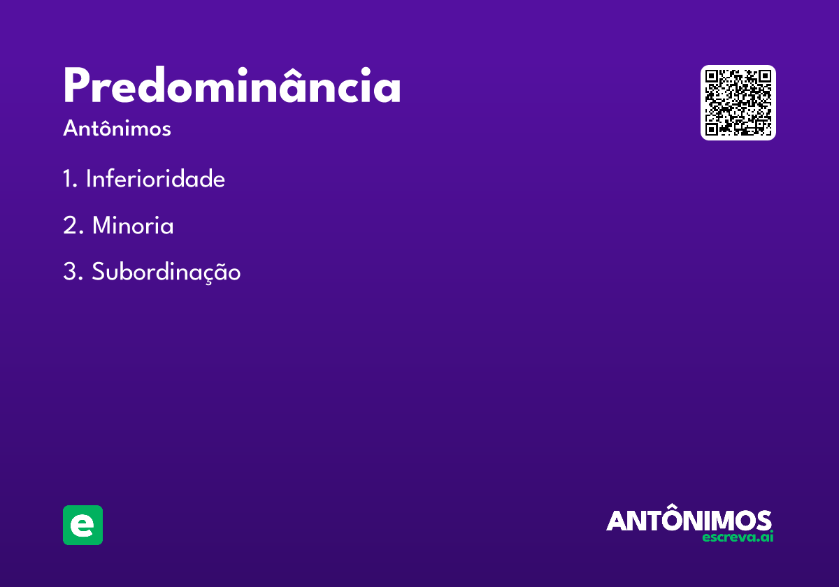 predominância