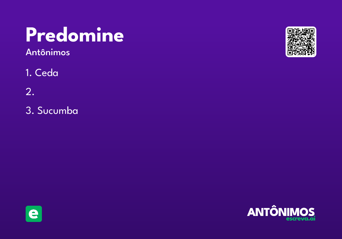 predomine