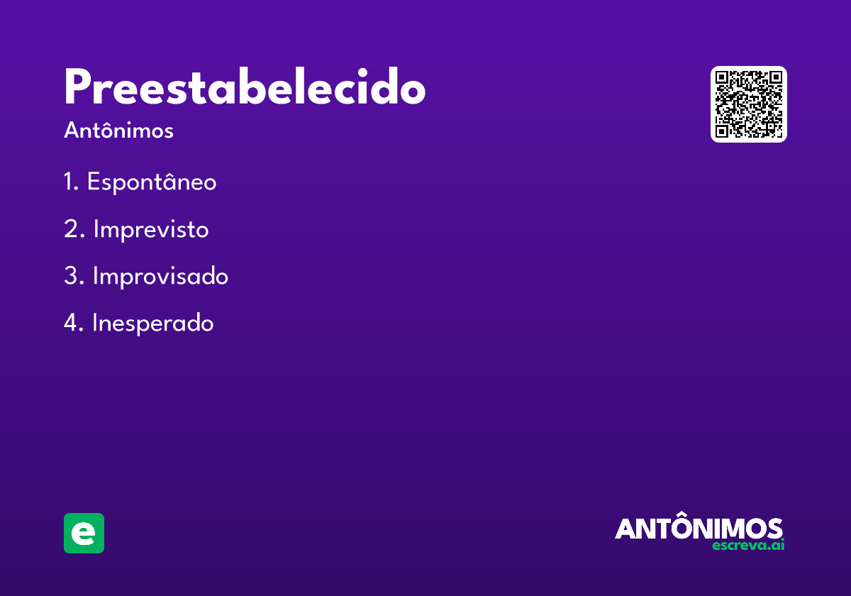 preestabelecido