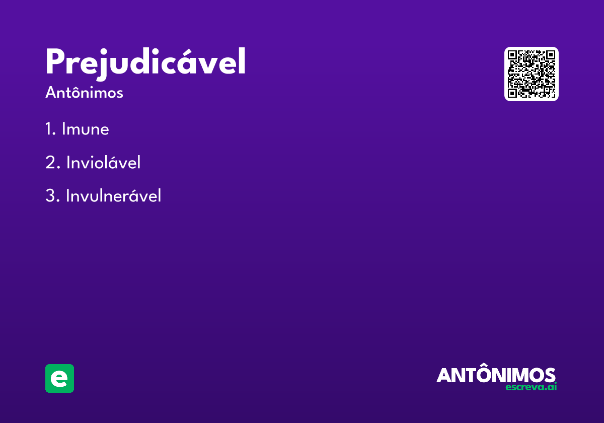 prejudicável