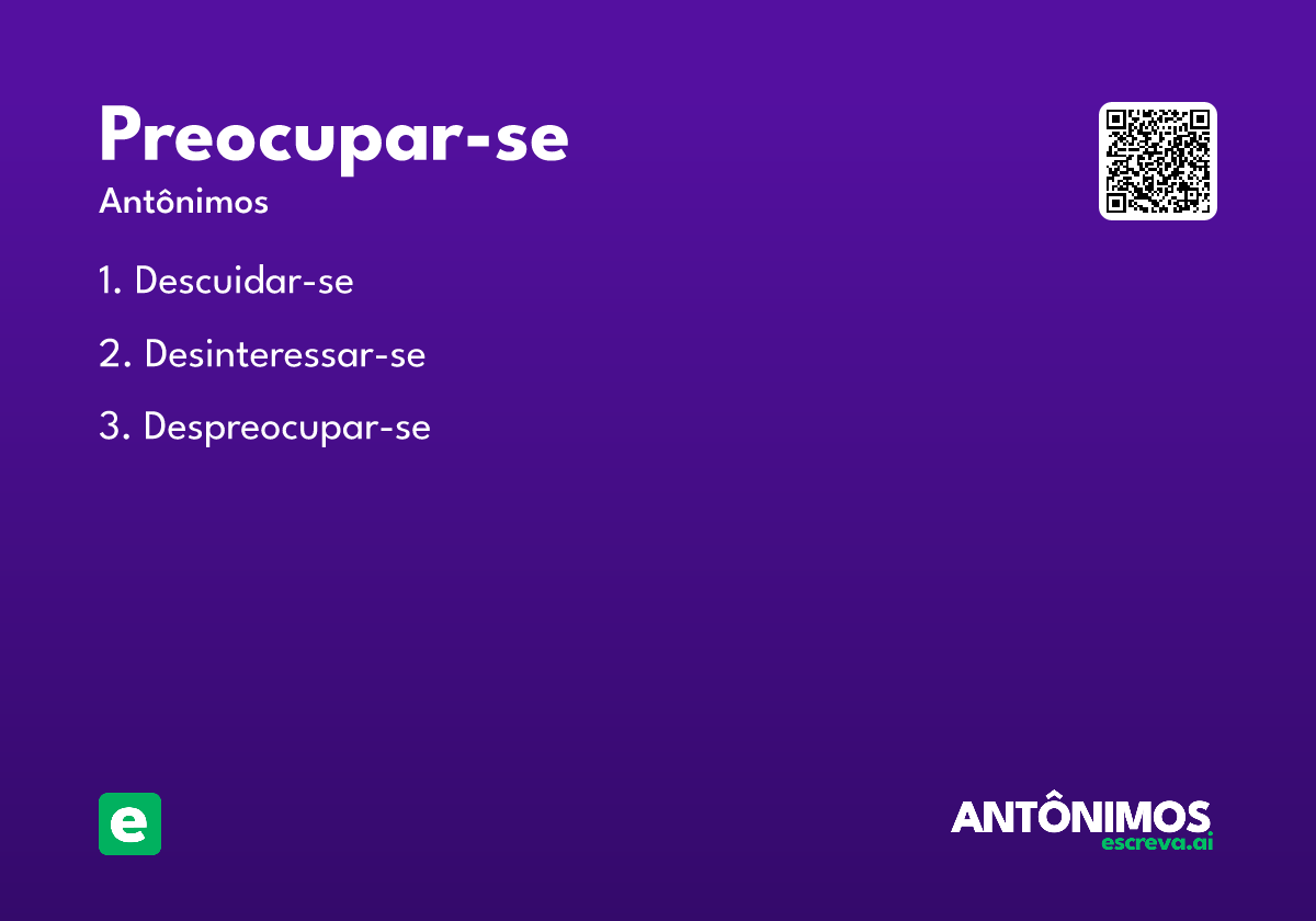 preocupar-se