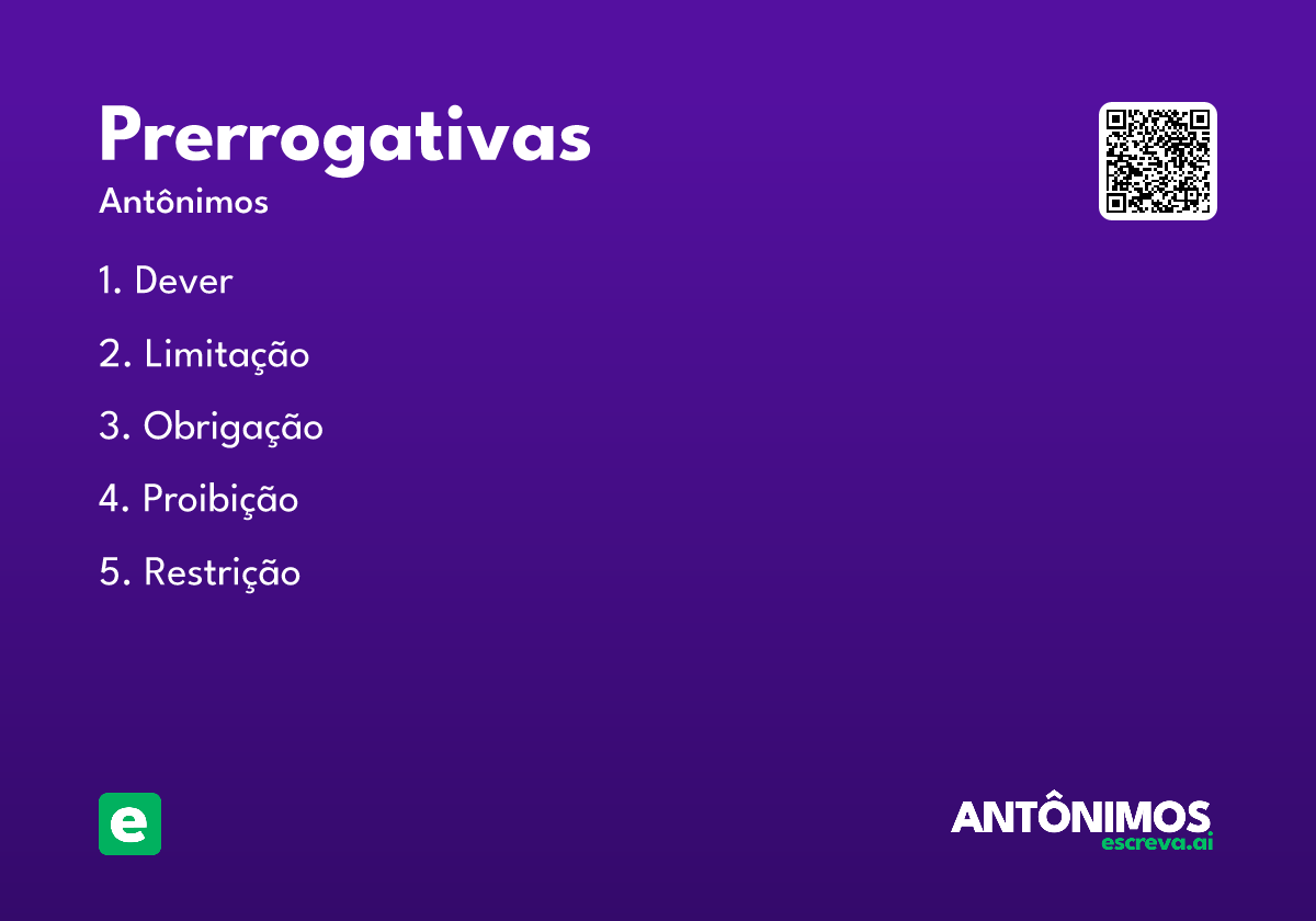 prerrogativas