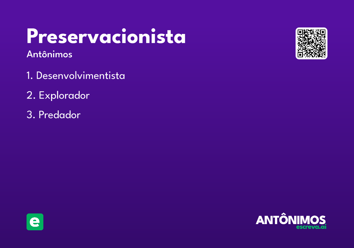 preservacionista