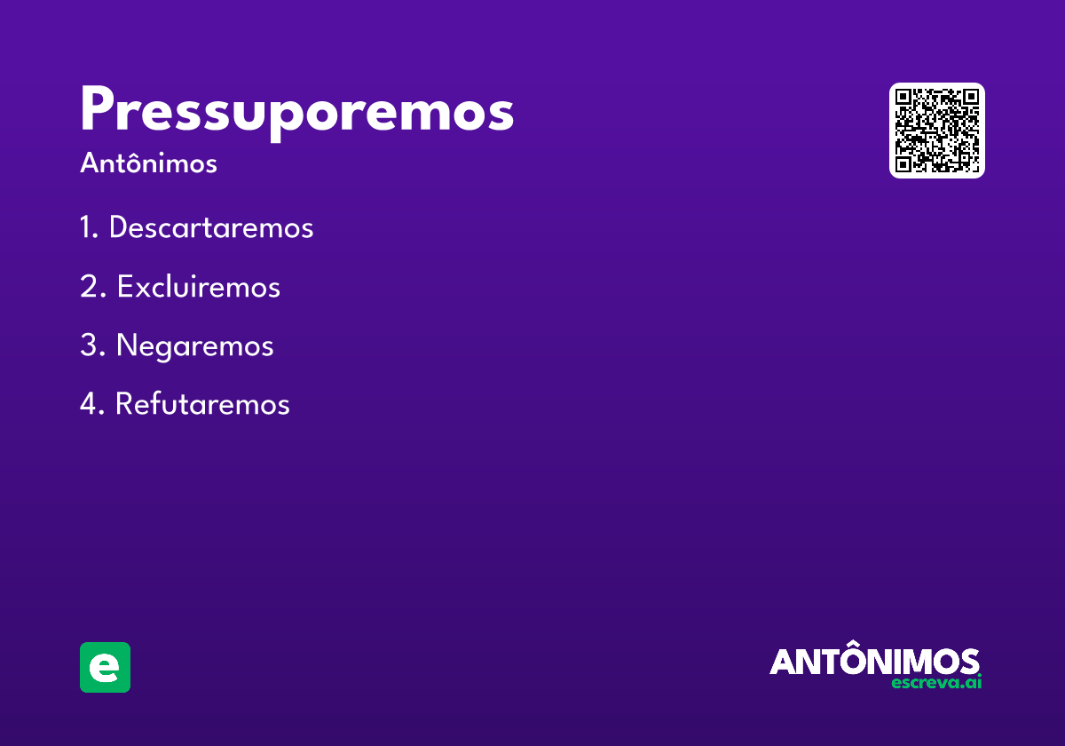 pressuporemos