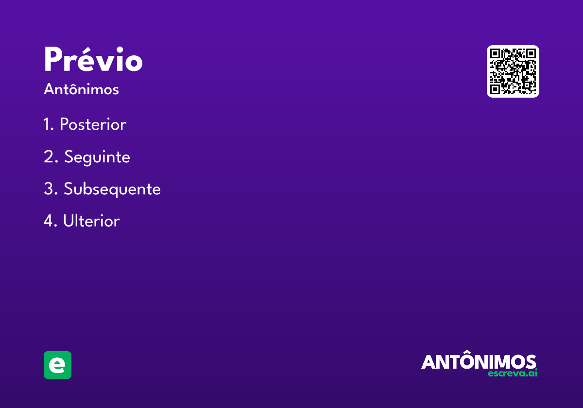 prévio