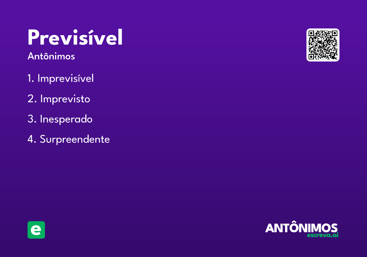previsível