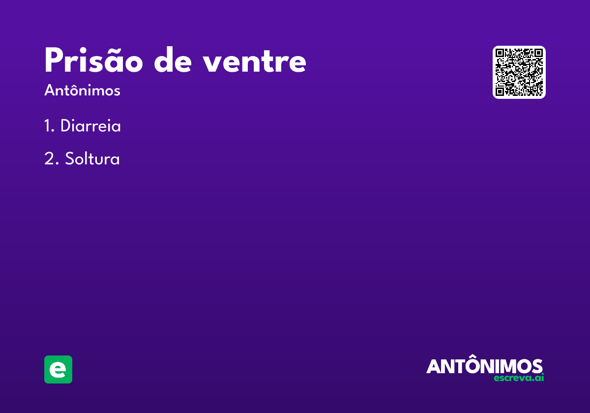 prisão de ventre