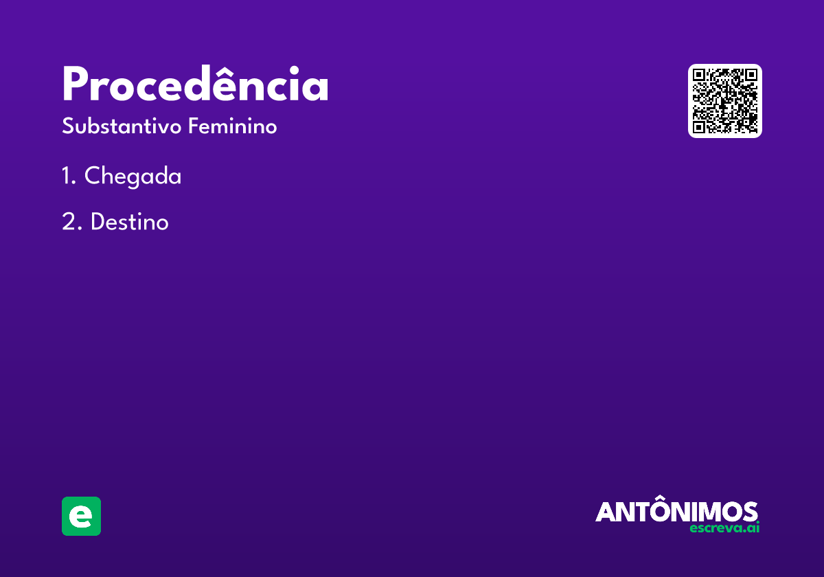 procedência