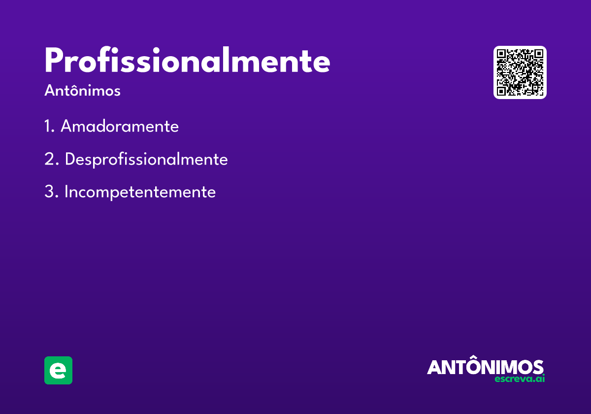 profissionalmente