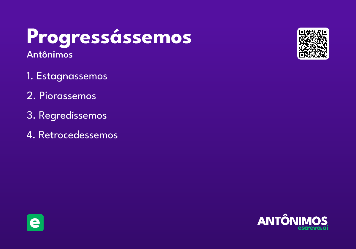 progressássemos