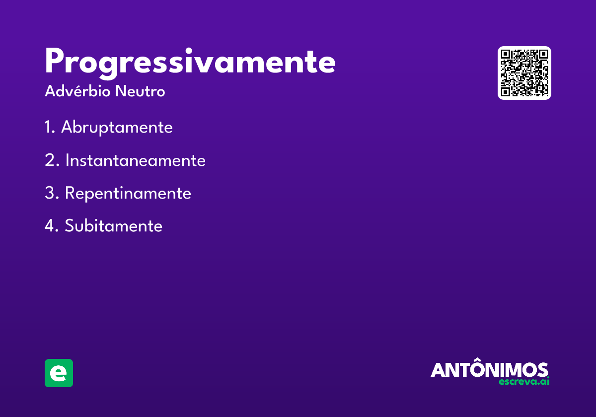 progressivamente