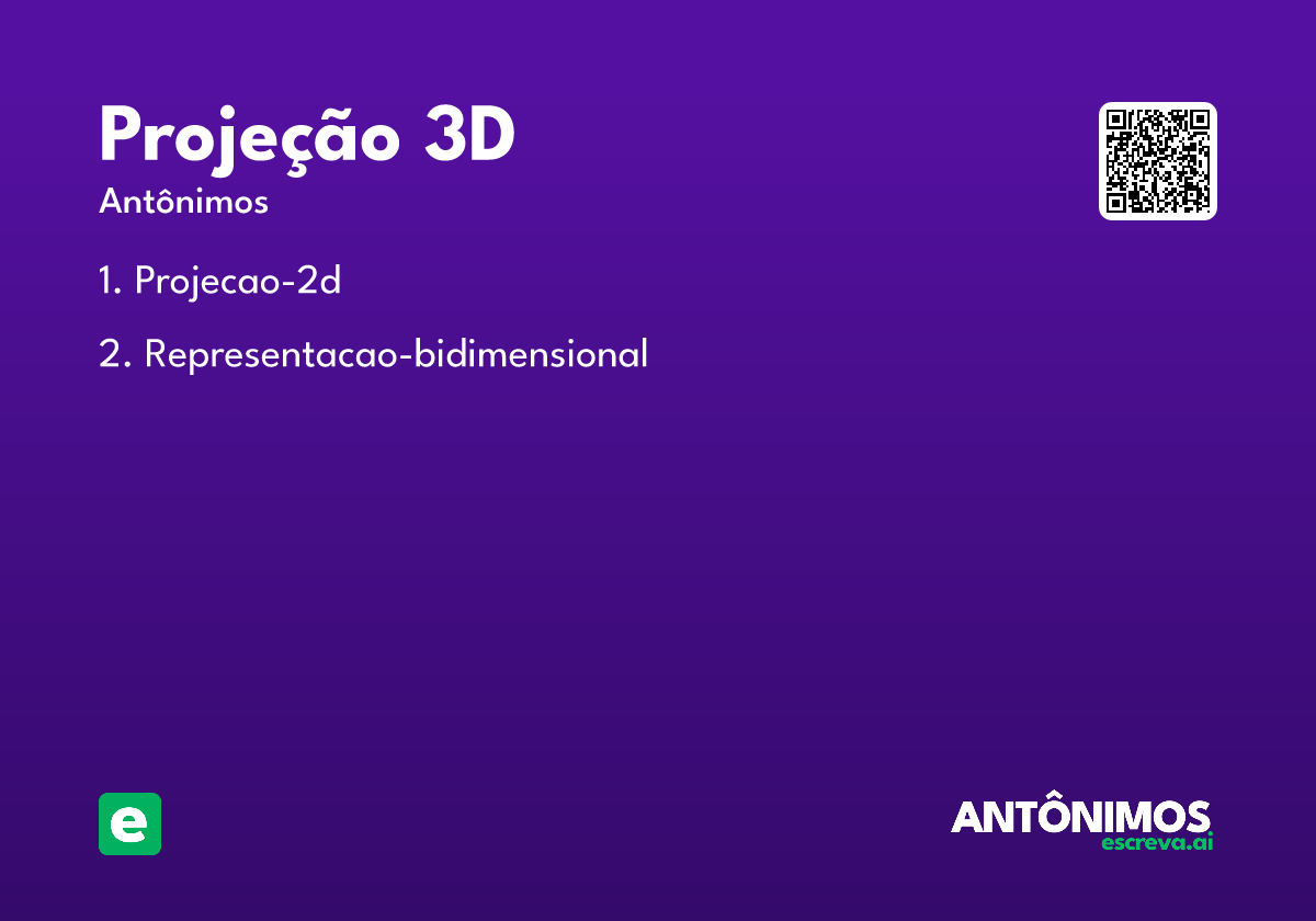 projeção 3D