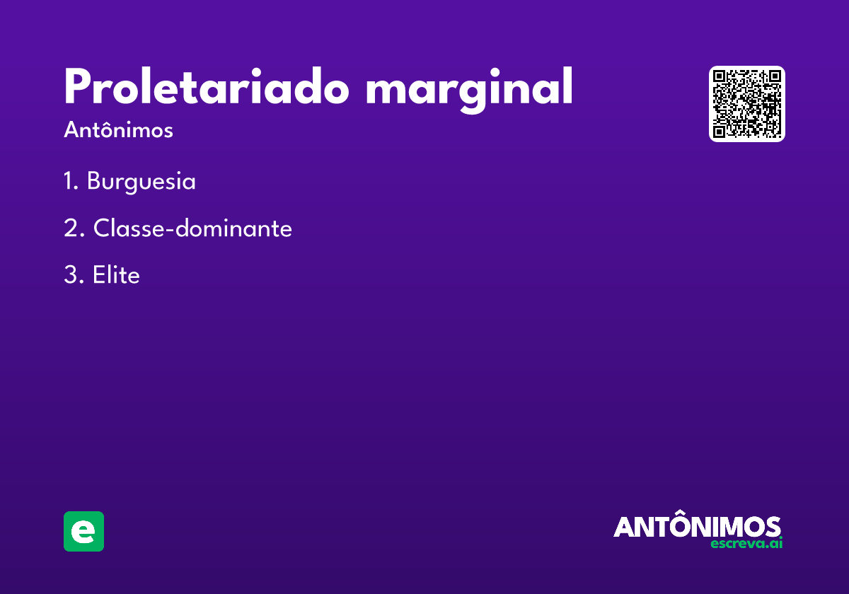 proletariado marginal