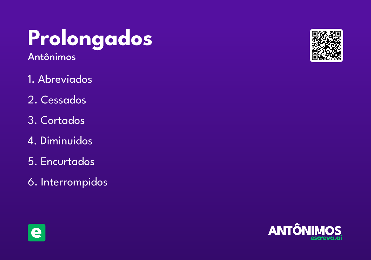 prolongados