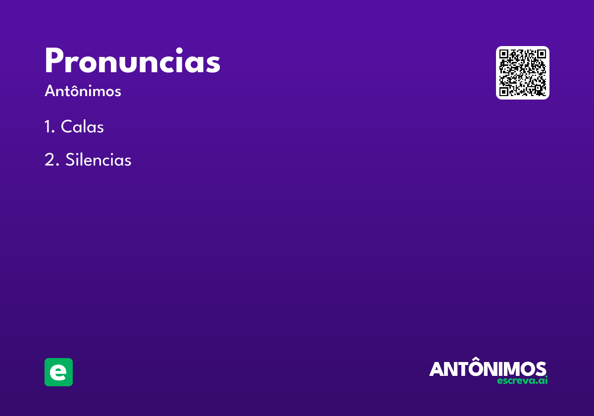 pronuncias